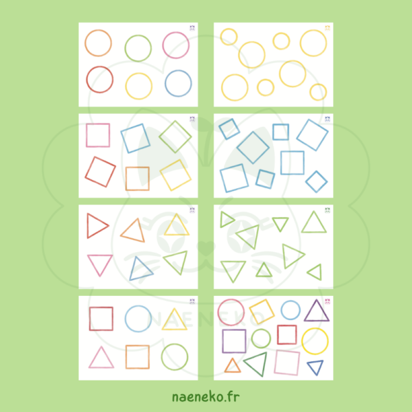 Support PDF - Formes : Cercle, Carré, Triangle