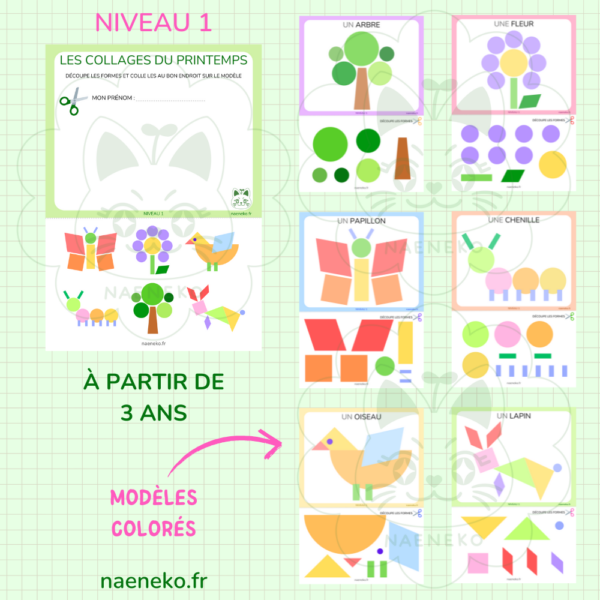 Livret Découpages Collages Printemps - PDF – Image 2