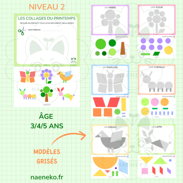 Livret Découpages Collages Printemps - PDF – Image 3