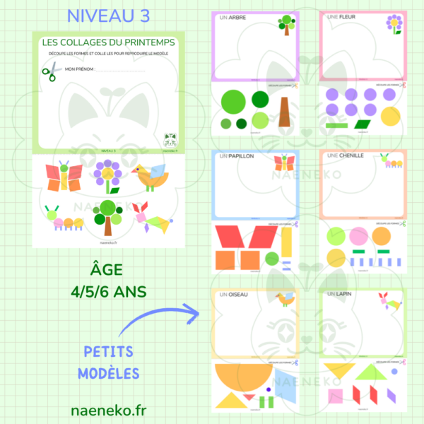 Livret Découpages Collages Printemps - PDF – Image 4