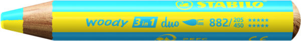 Crayons STABILO - 5 woody 3in1 duo + 1 taille crayon – Image 2
