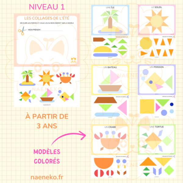 Livret Découpages Collages Été - PDF – Image 2