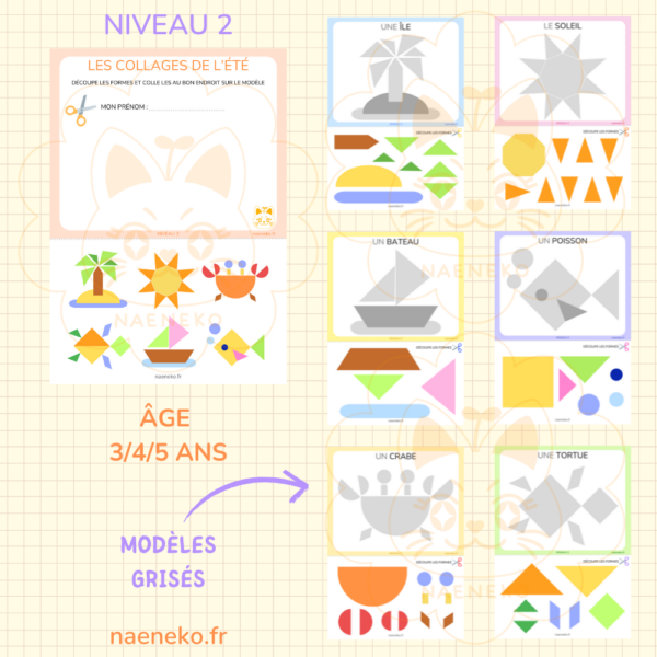Livret Découpages Collages Été - PDF – Image 3