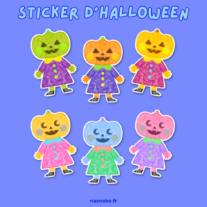 Sticker - Bonhomme Citrouille🎃