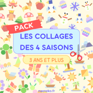 Pack PDF - Livrets Collages 4 Saisons 🍂❄️🌸☀️