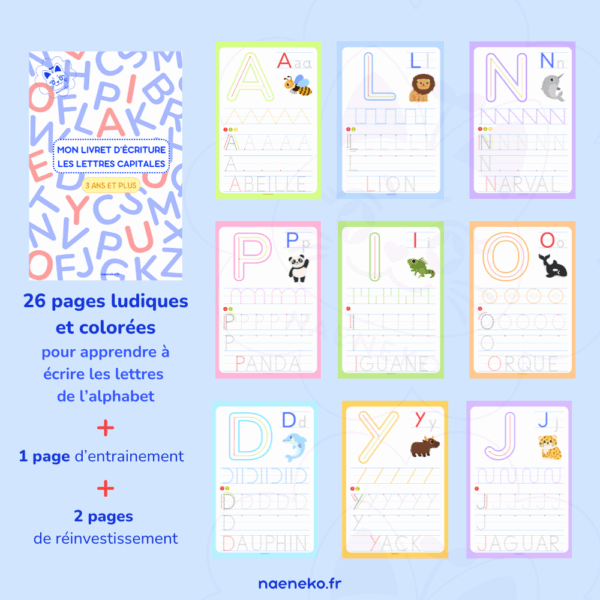 Livret d'Écriture - les lettres capitales ✍️ – Image 3