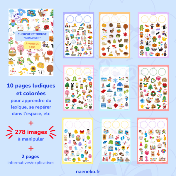 PDF - Livret Cherche et Trouve "Mon Année" 🍂❄️🌸☀️ – Image 2