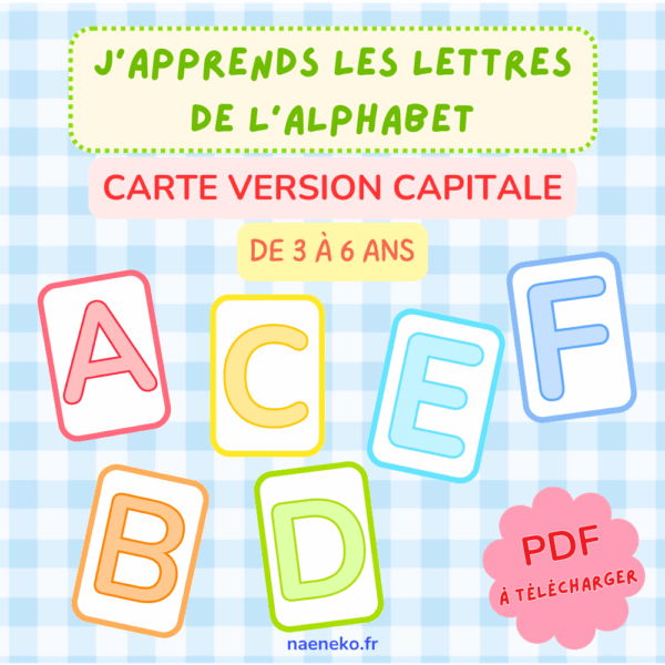 PDF - Cartes Lettres Capitales 🔠