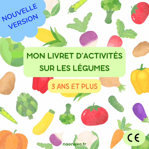Livret d'Activités "Légumes" : 3 ans et plus 🥦🥕🍅